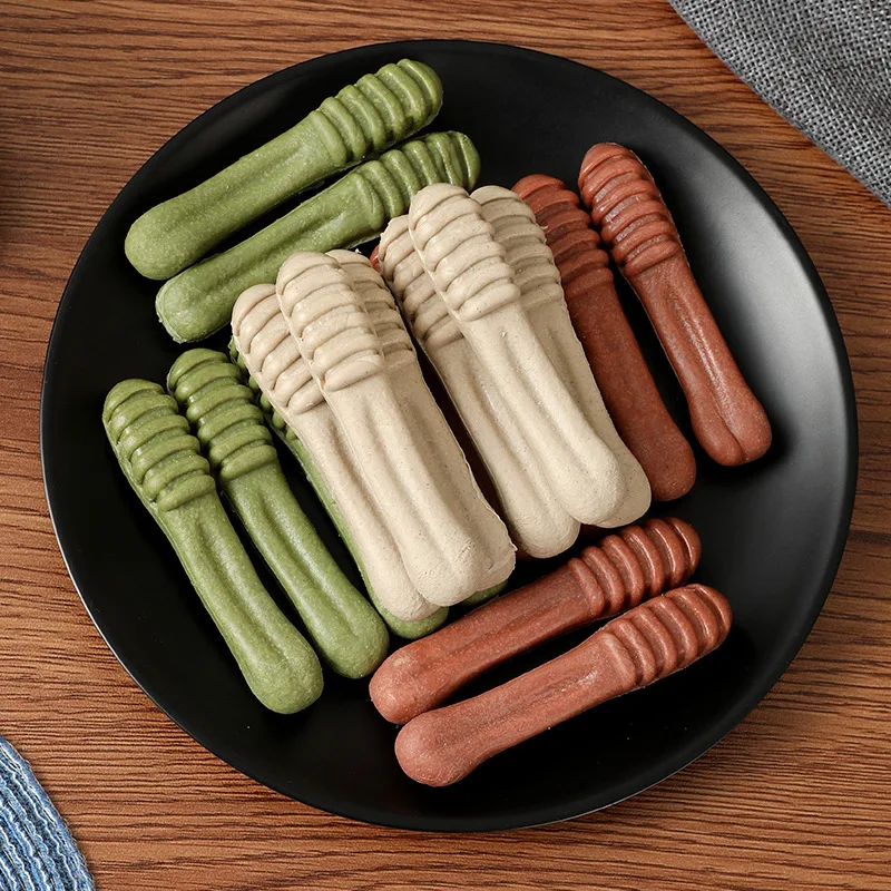 Pet Cleaning Tooth Bone Milk Beef Mint Cheese Flavor Molar Bone Toothbrush Cleaning Bone Natural Dog Chewing Snacks