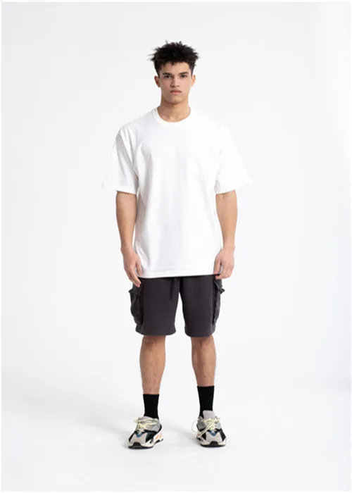 Short sleeve Japanese solid color T-shirt for men