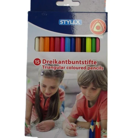 15 pcs plastic color pencil set