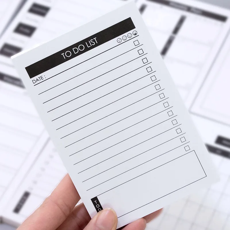 Multi simple design planner notepad paper memo pad