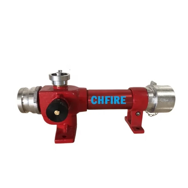 Fire protection inline portable foam inductor for fighting equipment