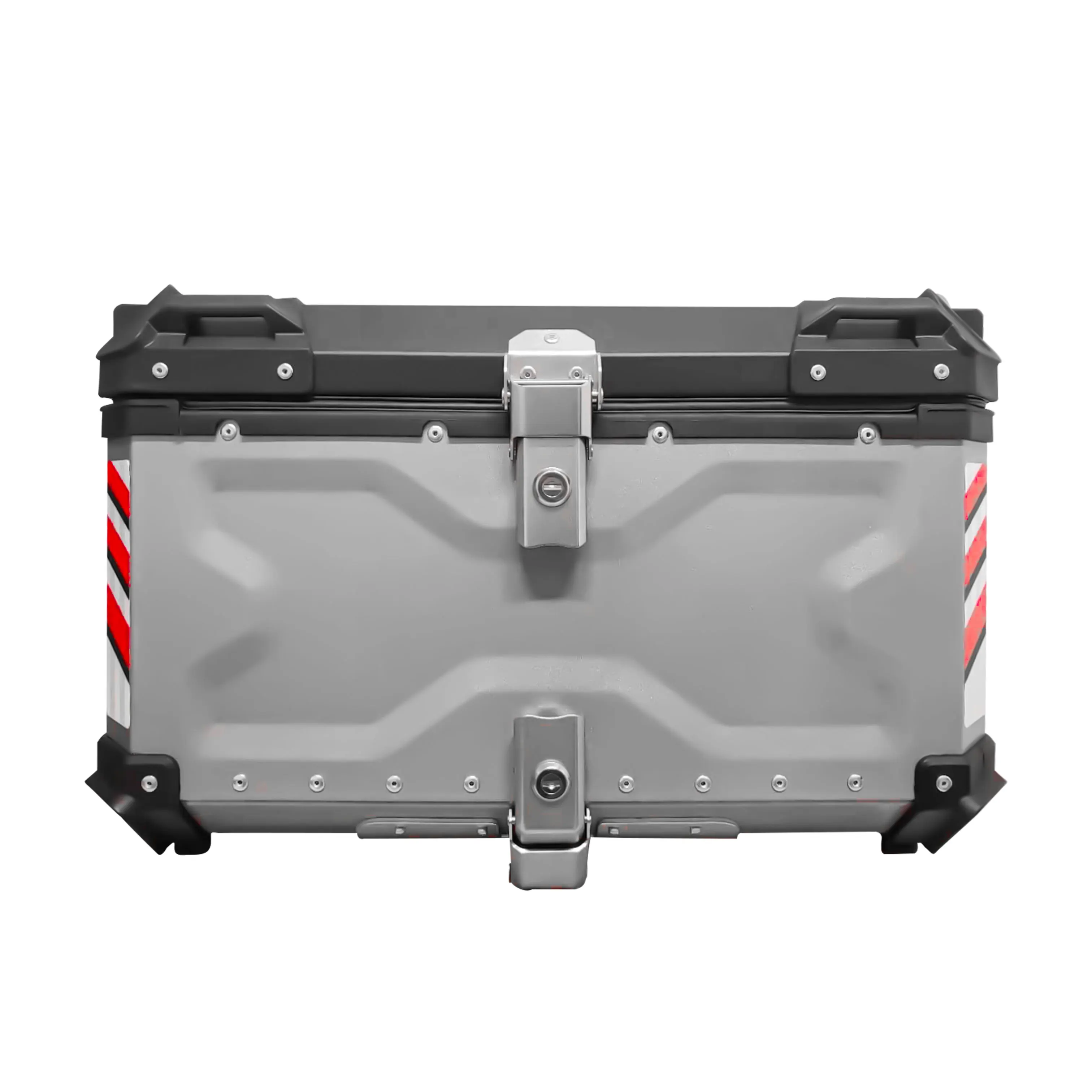 80L X дизайн кофр для мотоцикла из алюминия хранения багажа сзади верхней крышке велосипед компьютерной приставки к телевизору мотоцикл ящик алюминиевого