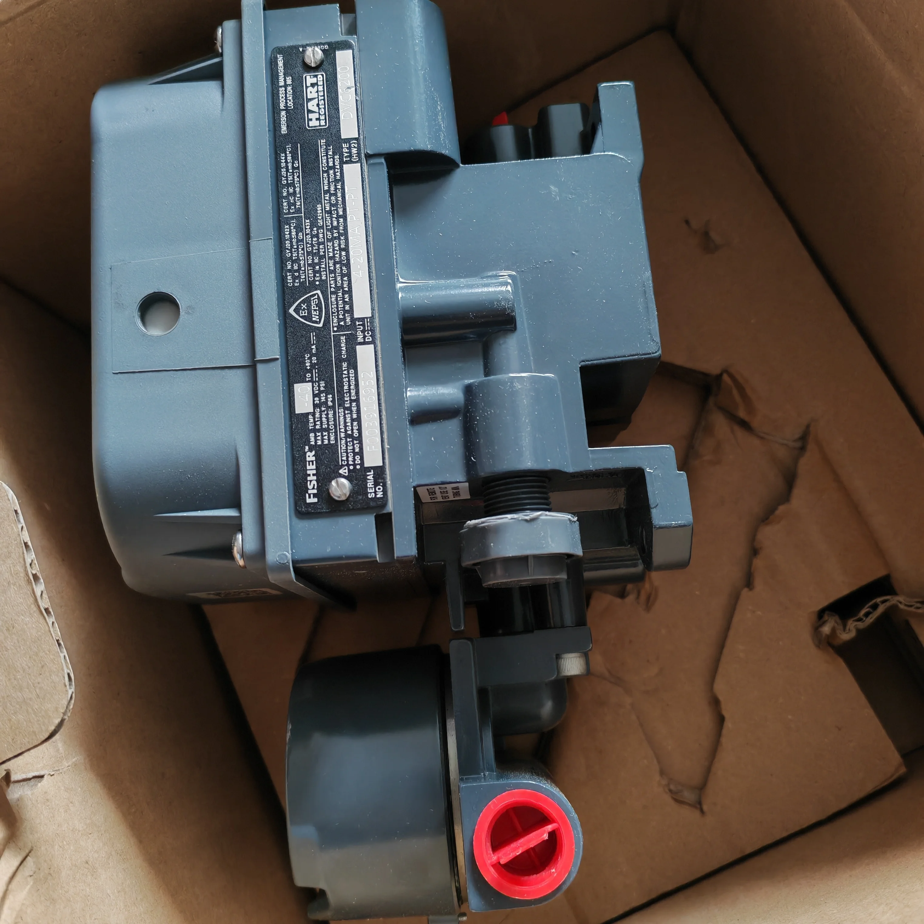 Fishere DVC6200 Digital Valve Controller Model number DVC6200H DVC6010 DVC6020 DVC6030