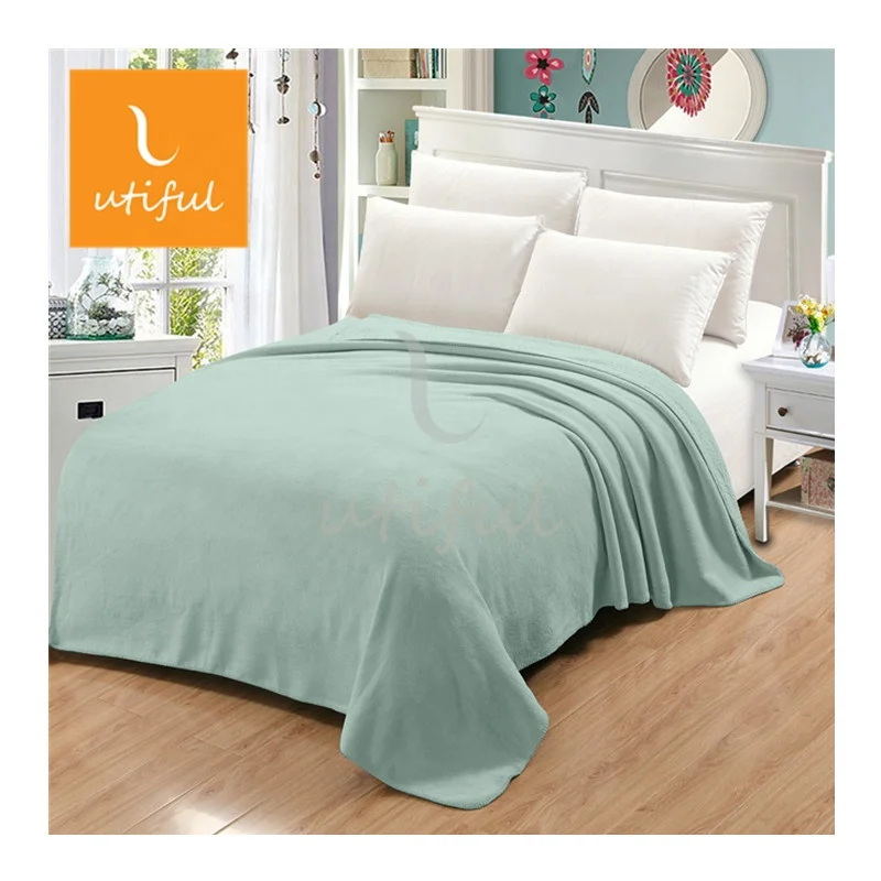 Autumn Winter 2020 Bedding Warm Double Layers Coral Fleece Blanket
