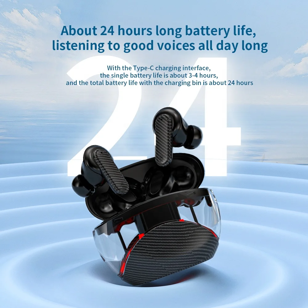 2025 New TWS YW11 ANC Noise-cancelling Low Latency Stereo Gaming ENC HIFI Wireless Earphone yw11 Sport Headphones