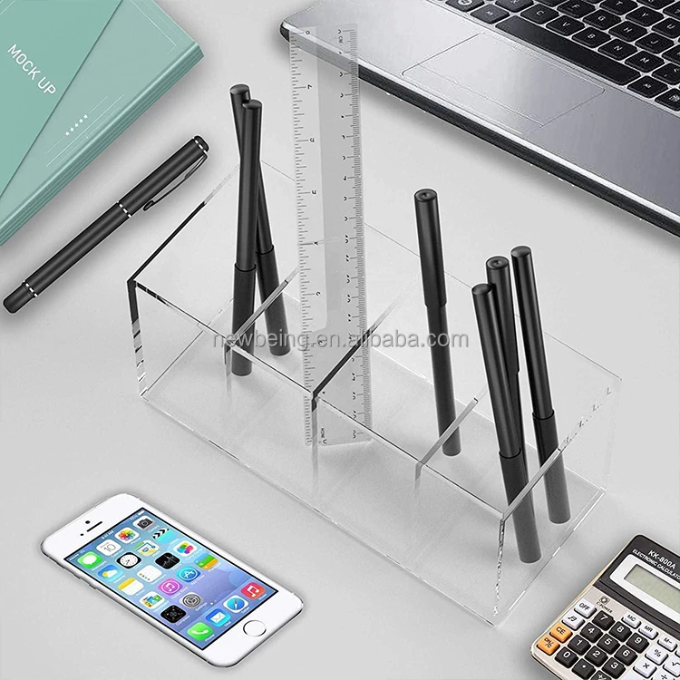 Acrylic Storage Box Office Use Organizers Holder Four-Style Compartment Storage Box