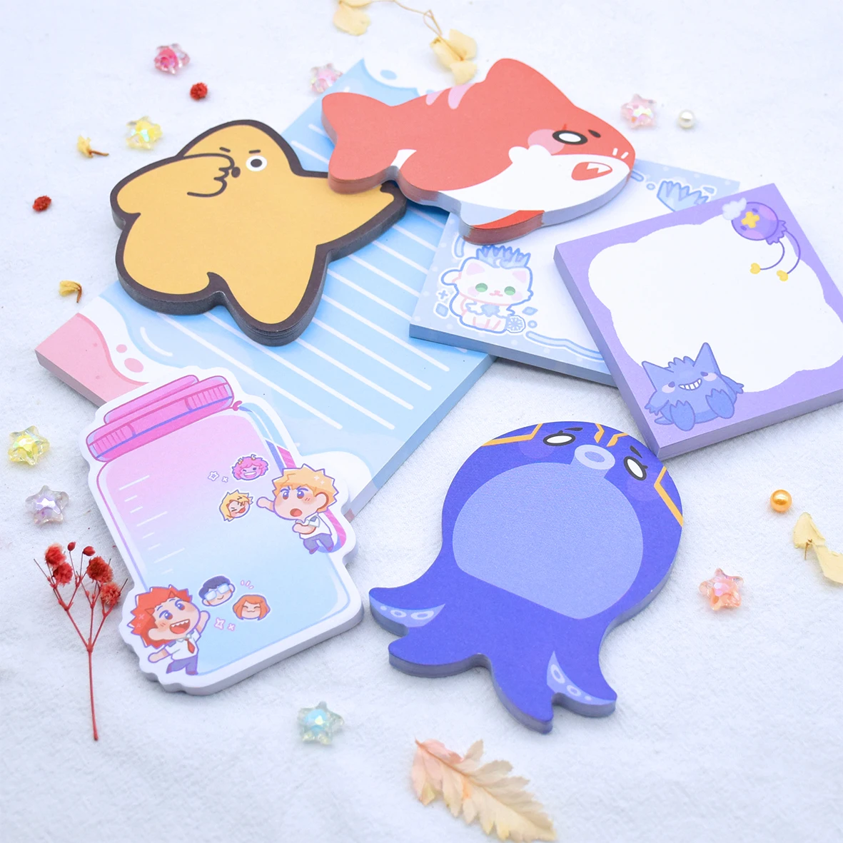 Memo pad Sticky note die cut cute  Logo Strong Letter   Large Low Price Foil Washi Tape