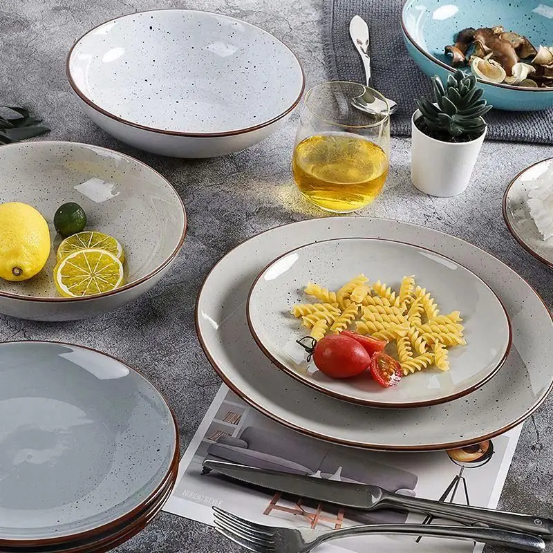 Производитель столовой посуды, набор посуды из пшеничной соломы, наборы посуды Walmart