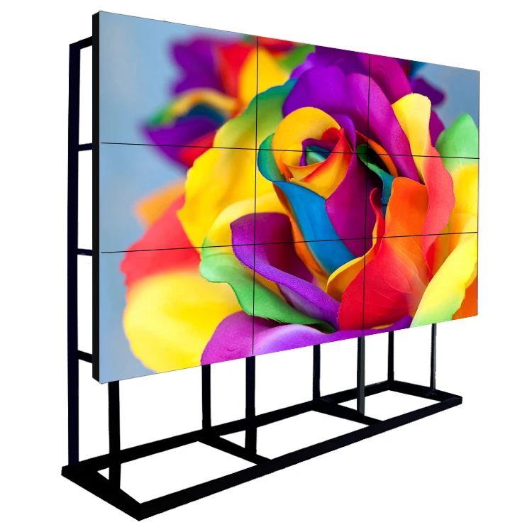 49 55 Inch 4K Multi Screen Free Combined led backlight LCD Video Wall Panels with LG Boe panels