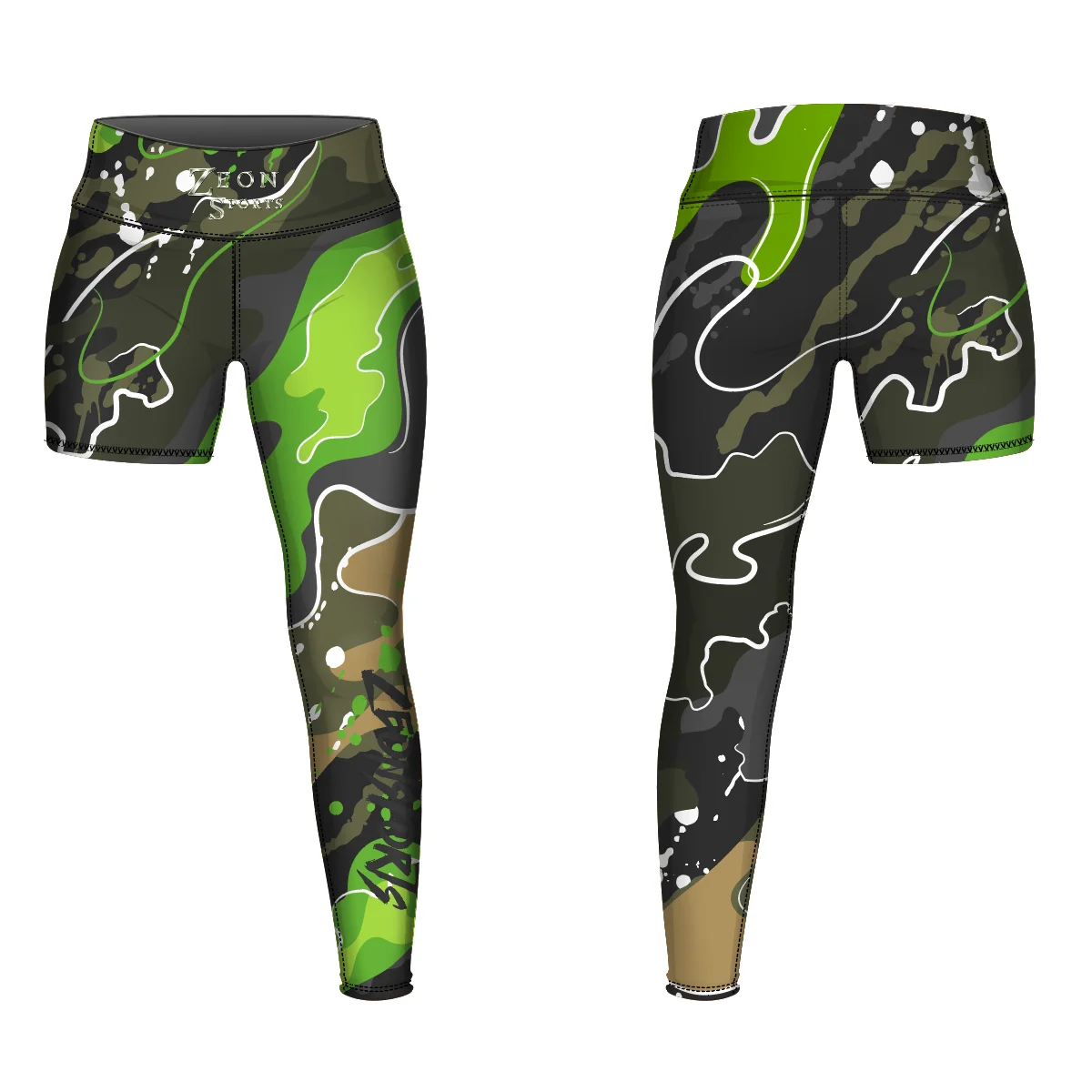 New arrival custom logo design womens Yoga leggings tights pants one single legged legging yoga pants tights