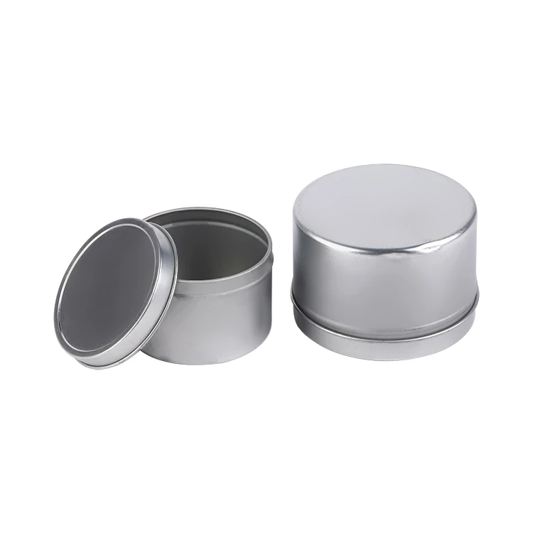 Luxury Custom Round Scented 4OZ 6OZ 8OZ Candle tins box can Container Empty Metal Candle Cans With Lid