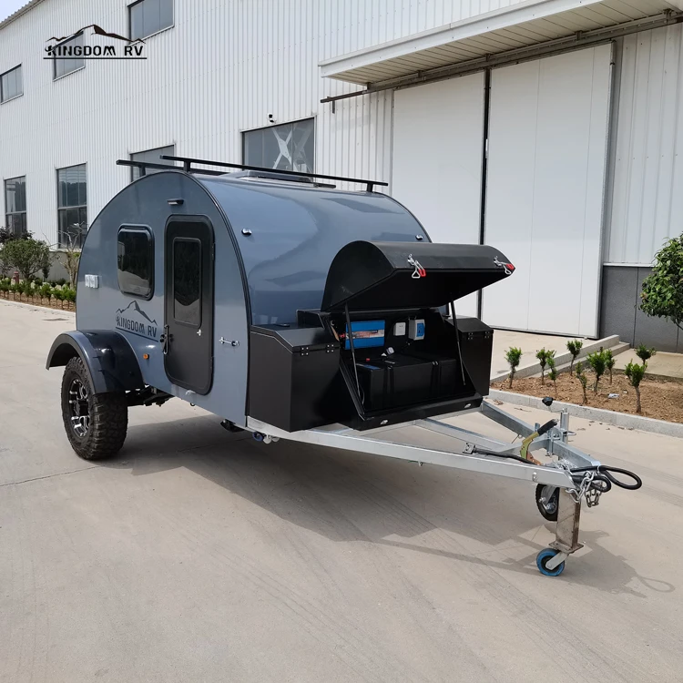 Low Price Cheap Off Road Travel Trailer Tiny Teardrop Rv Campers Mobile Caravan
