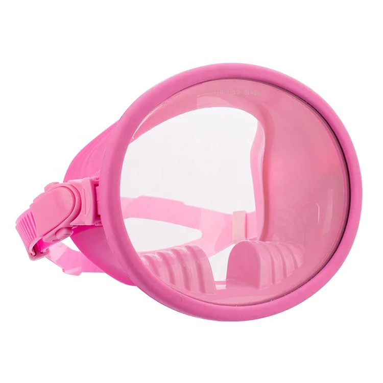 Diving mask Panoramic tempered glass snorkeling mask Silicone swimming mask