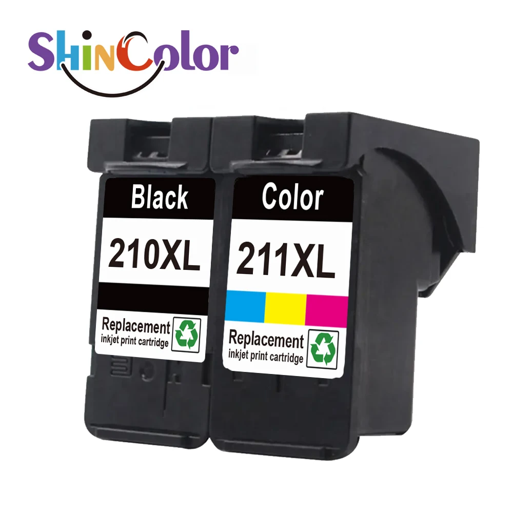 ShinColor PG 210 210XL PG-210 CL-211 CL211 цветной картридж для принтера Canon MX360 MP 280