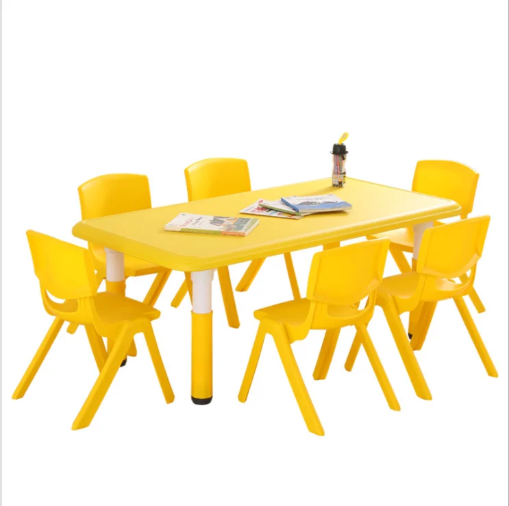 Cheap Kindergarten School Table Furniture Kids Plastic Chairs Tables