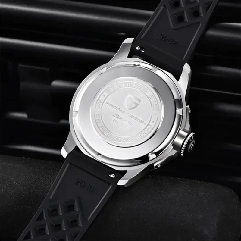Мужские водонепроницаемые кварцевые часы из нержавеющей стали