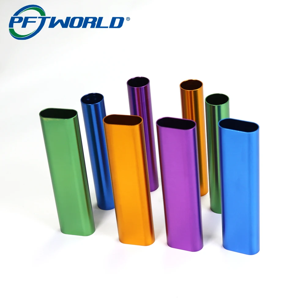 High Precision Lathe Turning Milling CNC Machining Service Custom chameleon color aluminum part