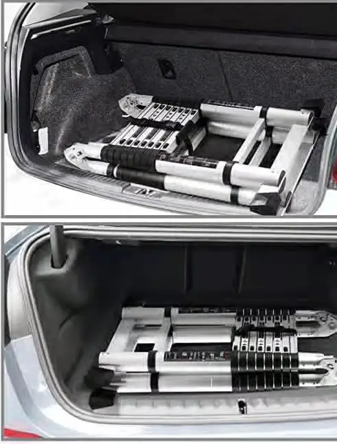 aluminium multipurpose  telescopic ladder, extension folding step ladder