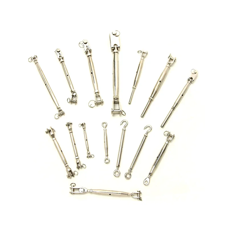 Wholesale Discount China Hot 304/316 M6 Fork And Fork Stainless Steel Closed Body Turnbuckle  Cable railing tensioner