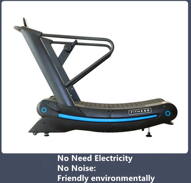 Commercial for Sale Free Manual Used Running Exercise Equipment Curved design Treadmill Keyboard Treadmill