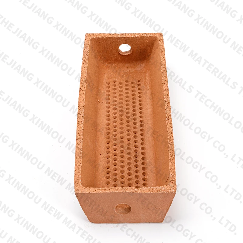 Ceramic fiberglass crucibles for wire drawing operations  mould