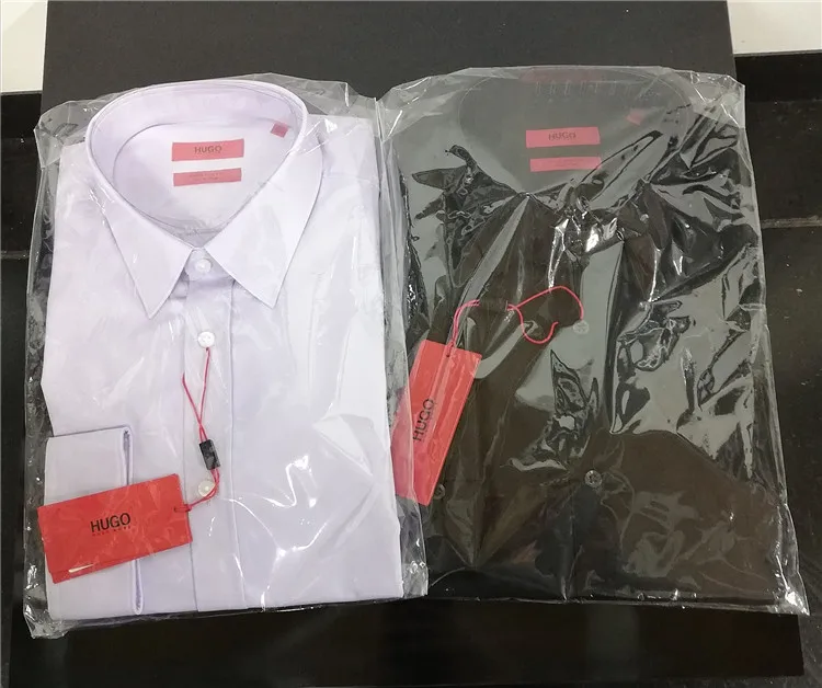 
High Quality Branded Authentic Designer Formal Suit Business Shirts Men Luxury Designer Mens Work Shirt For Men 100% Cotton 