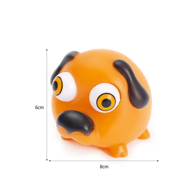 Cartoon Animal Squeeze Antistress Toy Boom Out Eyes Doll Stress Relief Panda Fidget Toys Figure Decompression Toys Silicone