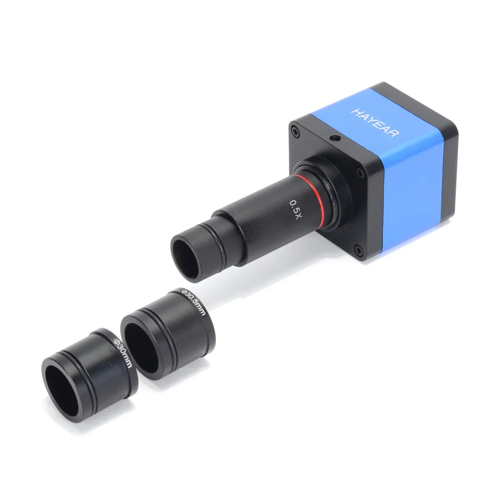16MP HDMI-совместимый 1080P HD USB цифровой промышленный видеомикроскоп для осмотра набор камер 0.5X C