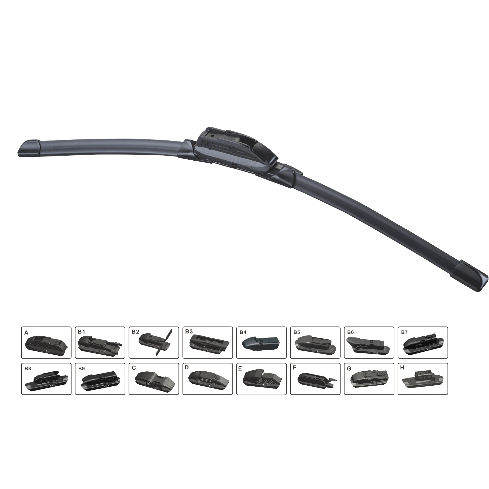 Factory supply discount price multi-adapter wiper blade rubber strip suitable for toyota prius 2016 universal car