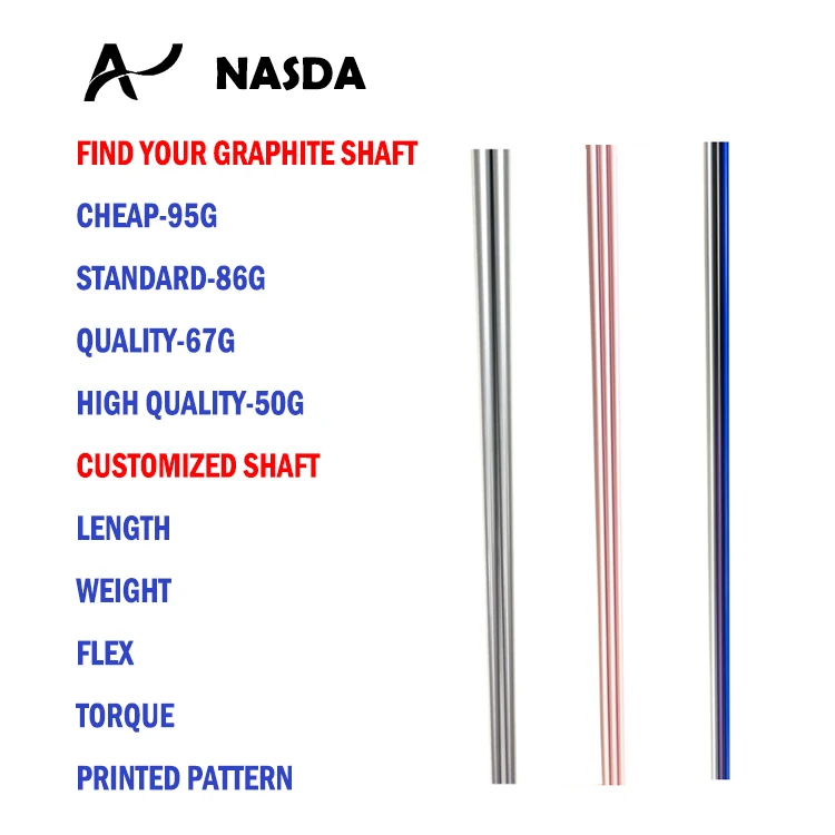 Hot Sale Golf Shafts Graphite Lightweight Golf Club Shaft for Driver Wood Iron OEM Colored and Design Carbon Fiber Golf Shaft