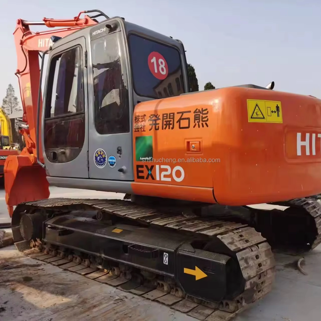 Бесплатная доставка стоимость подержанных экскаваторов Hitachi EX 120-5 12 тонн Экскаваторы на складе для продажи