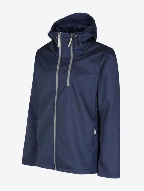 Windbreaker hoodie draw cord double zipper collar custom men softshell jacket waterproof jacket men