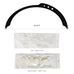 Stainless Steel Bow Arrow Eyebrow Measuring Tools Permanent Microblading Eyebrow Tattoo Ruler for Microblading Supplies