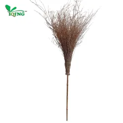 Manual Make Cheap Household Long Circular Bamboo Leaf Push Brooms Multi-function Magic Broom Supplier