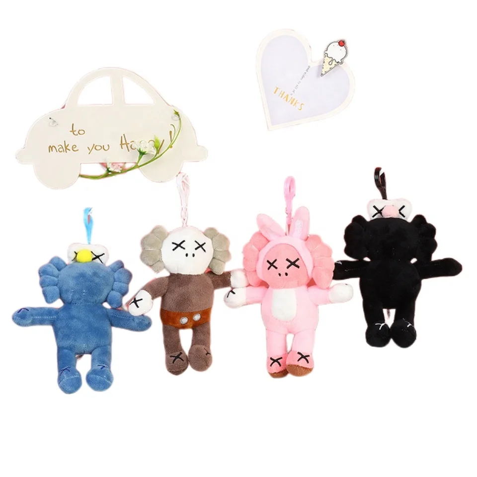 Sesame Street plush doll pendant bag keychain charm ins plush toys