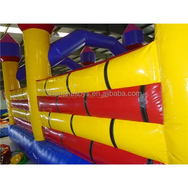Popular Carnival Trampoline Games For Kids Jolly Jumper Inflatable Bouncer House outdoor inflatable castle for sale