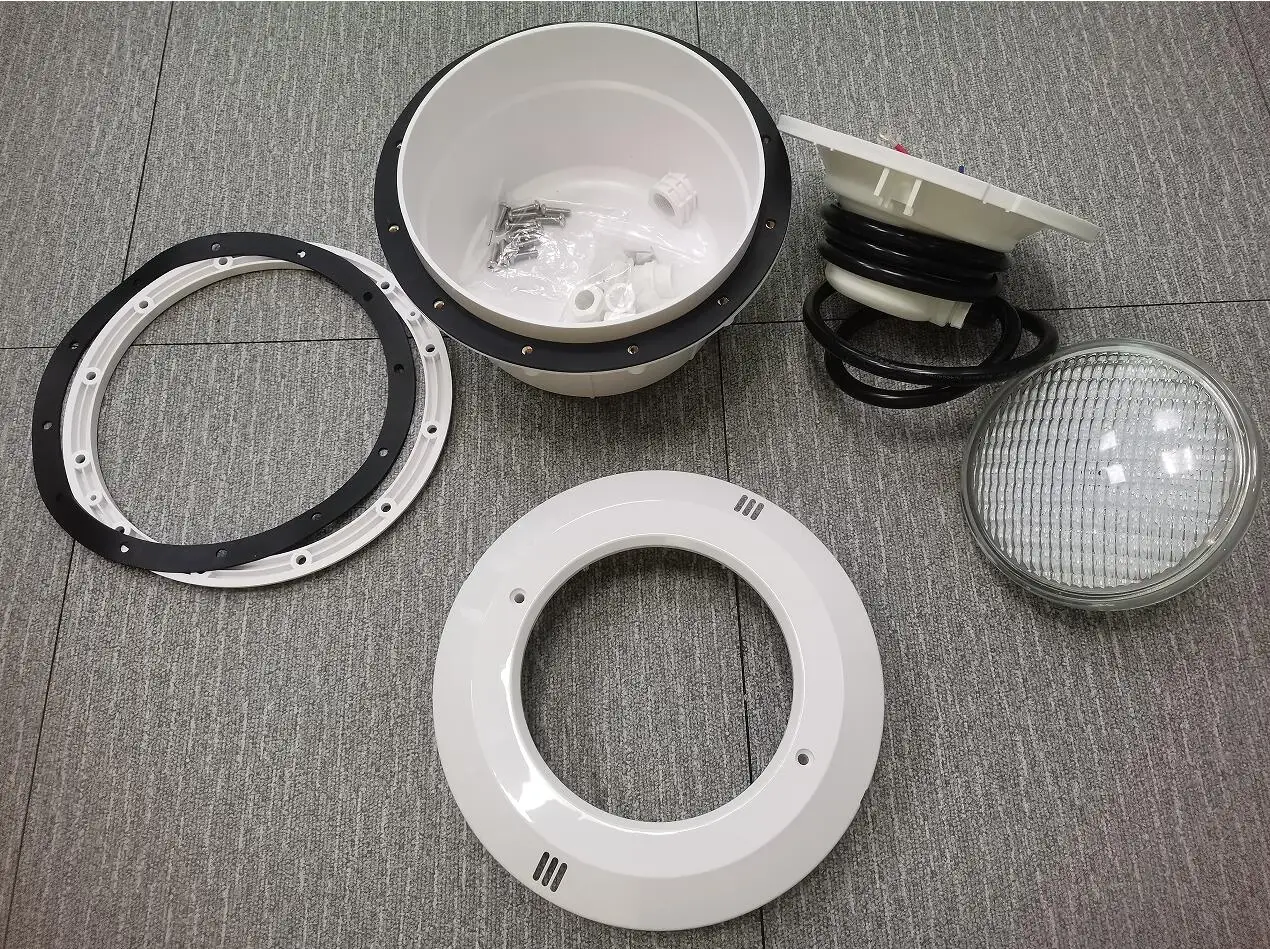 24 Вт RGB PAR56 освещение для плавательных бассейнов Водонепроницаемая светодиодная лампа luz da бассейн принадлежности барбекю бесплатный