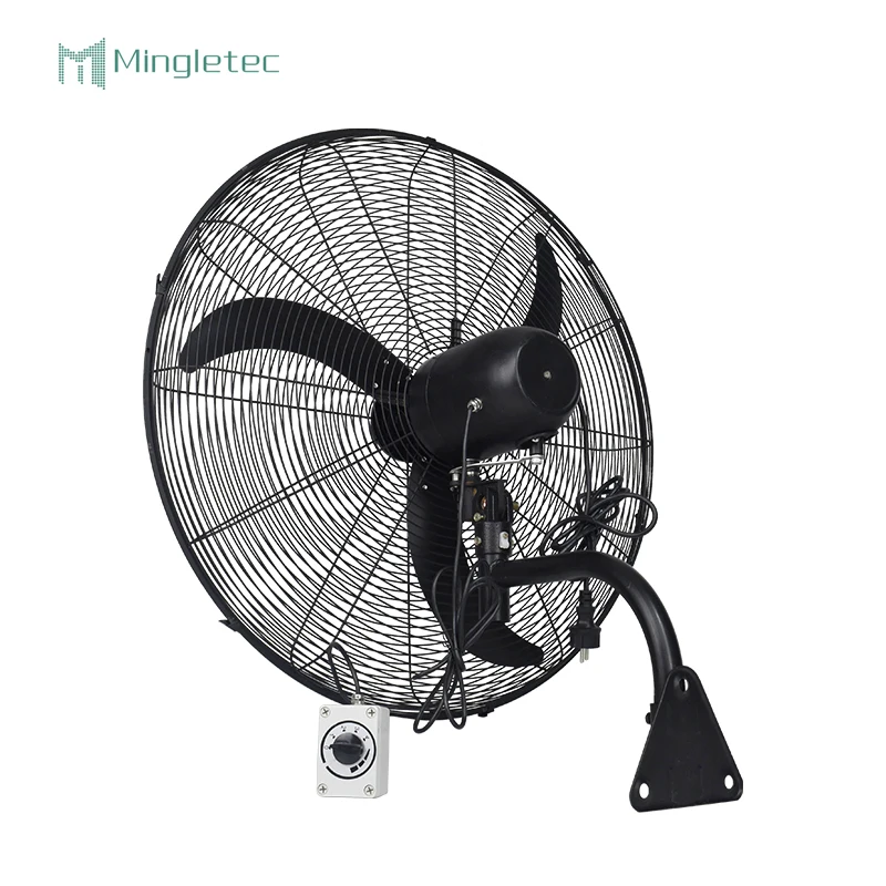 26 Inch Industrial Electric Exhaust Air Cooling Powerful Oscillating Wall Mounted Fan