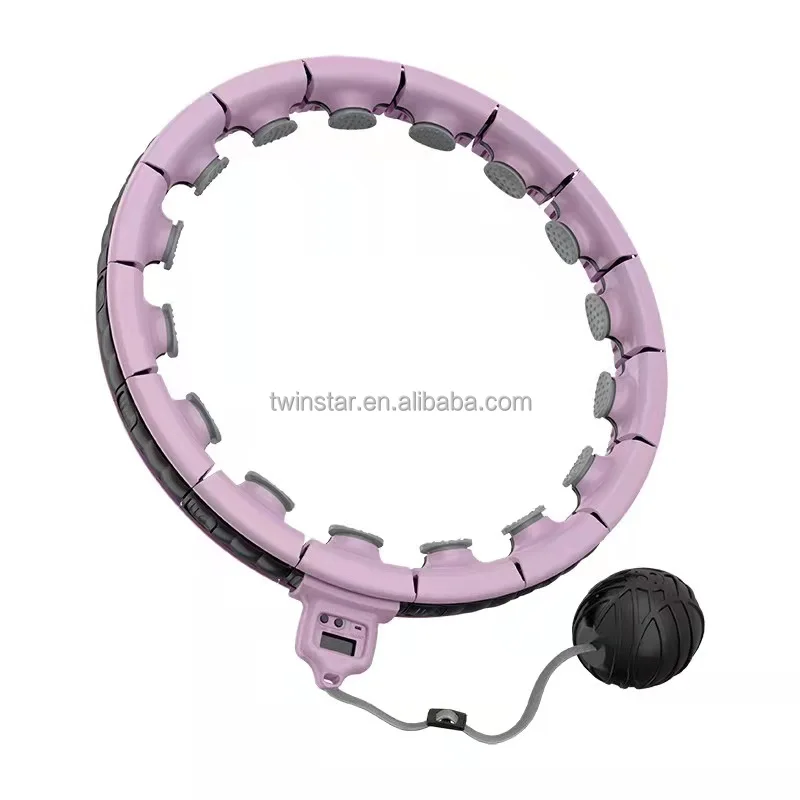 16 sections detachable smart weighted hula hoops for adults weight loss