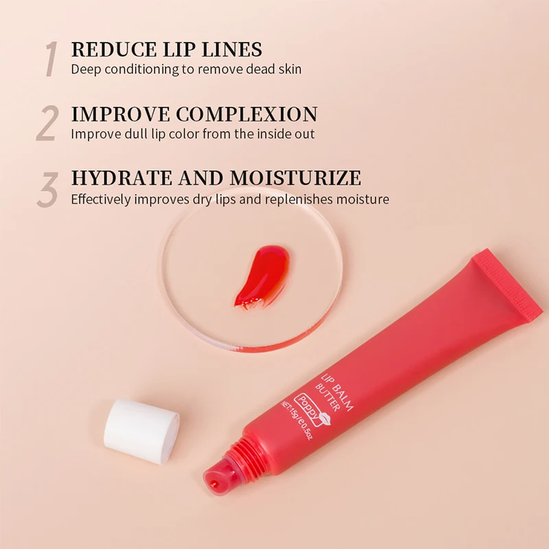 Popular Gray Packaging Lip Treatment with Peptide for Lightening Wrinkles Private Label Sunscreen Travel Size Liquid