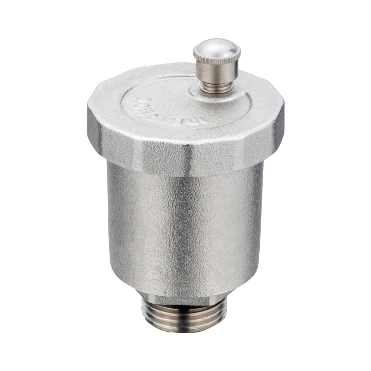 TMOK DN15-DN25 Chroming Plated Male Threaded Brass Air Release Vent Valve