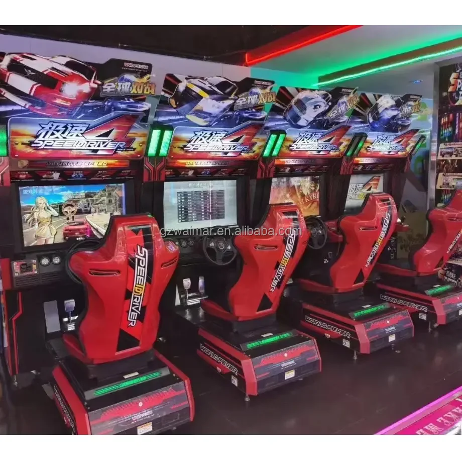Новый супер автомобиль Крытый детский гоночный с монетоприемным управлением спортивный аркадный видеоигровой автомат для продажи