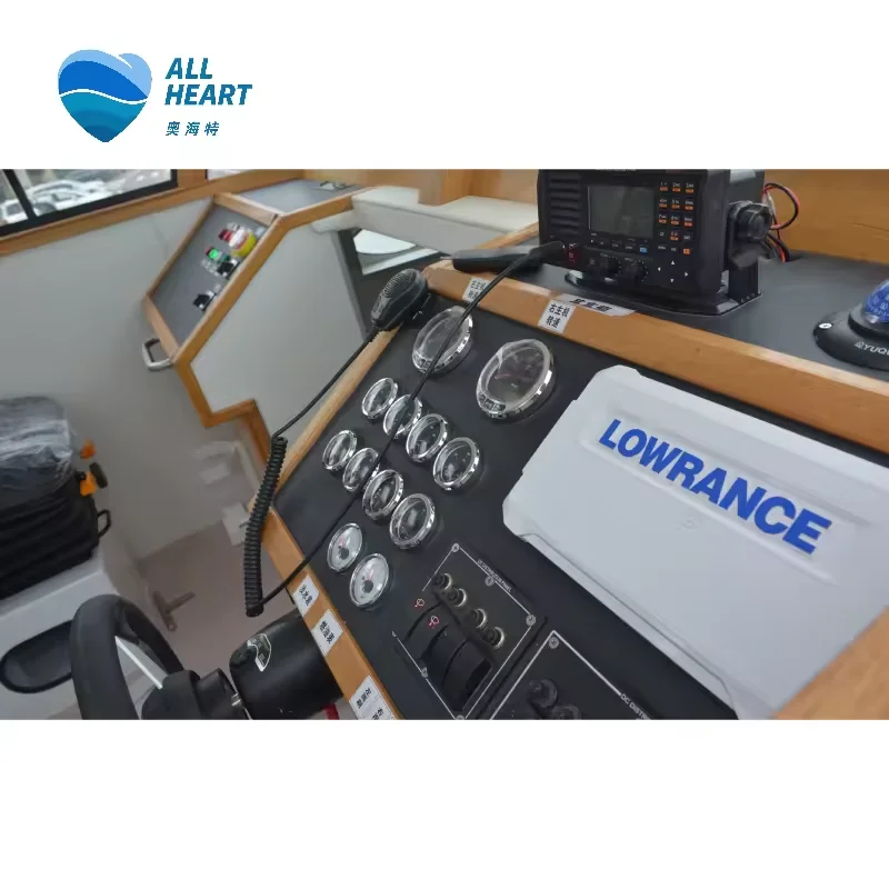 Qingdao allheart 11m Новый дизайн новая технология горячая Распродажа Высокоскоростной Алюминиевый патрульный катер/спасательная яхта