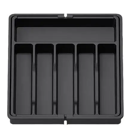Home Expandable Plastic Material Three Color Kitchen Drawer Organizer With Dividers