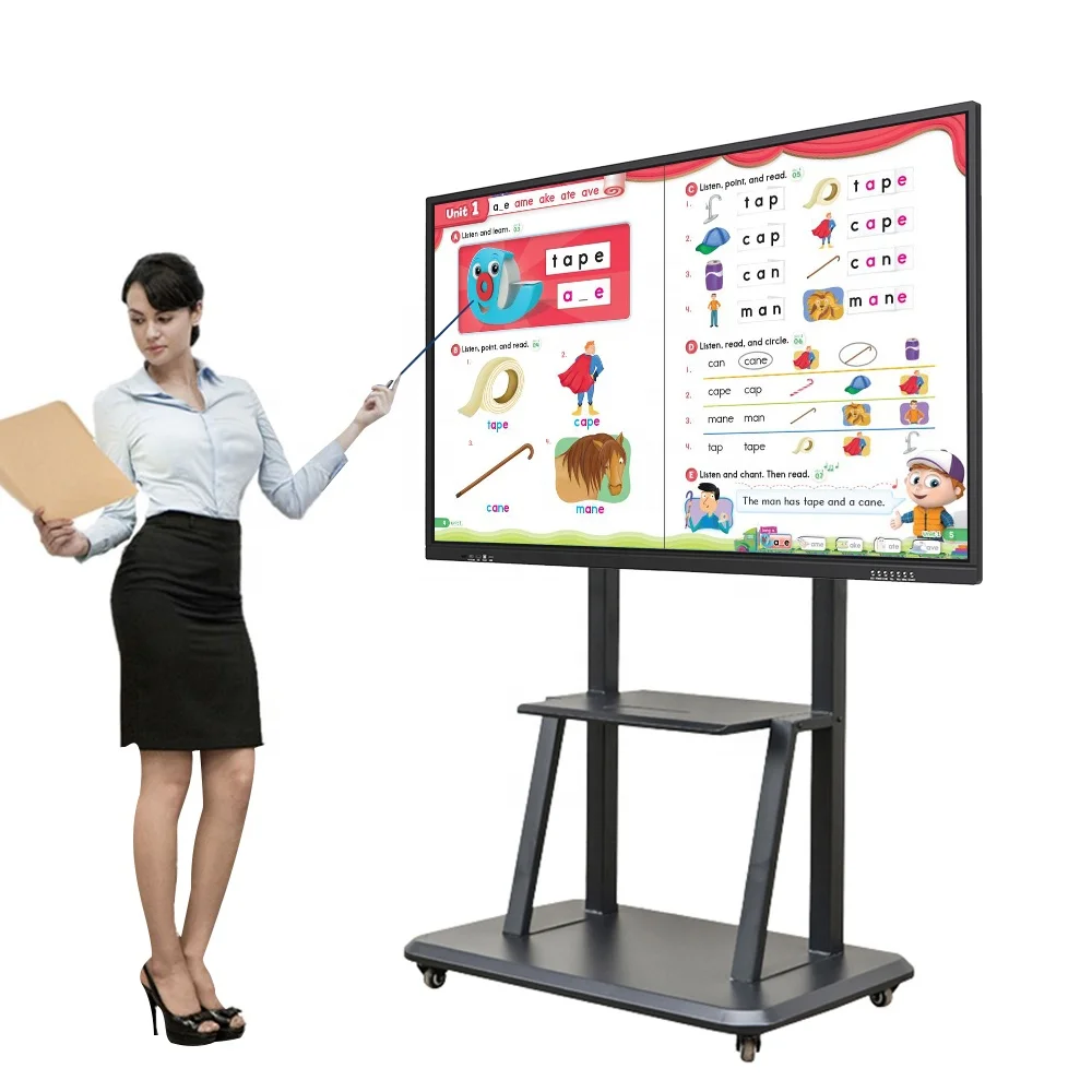 Factory Sale Interactive whiteboard all in one touch screen white board for teaching and demonstration with projector