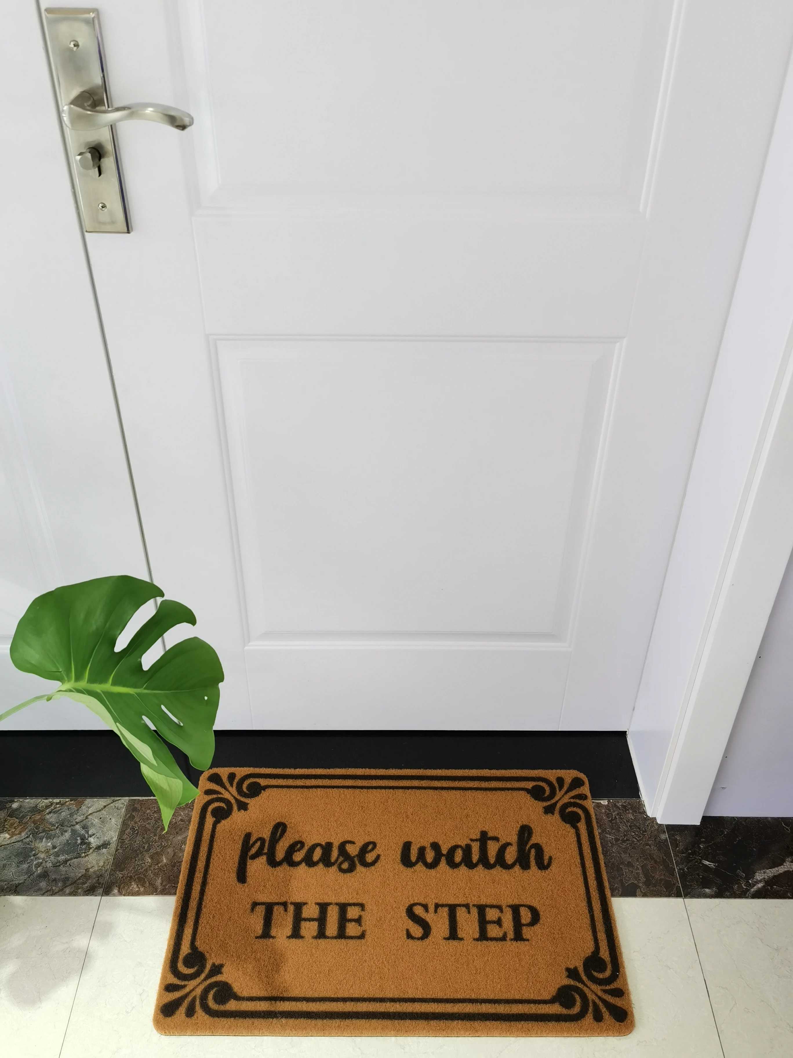 Rubber Entranc Mat Artificial Coconut Coir Fiber Floor Mat Custom Door Mat