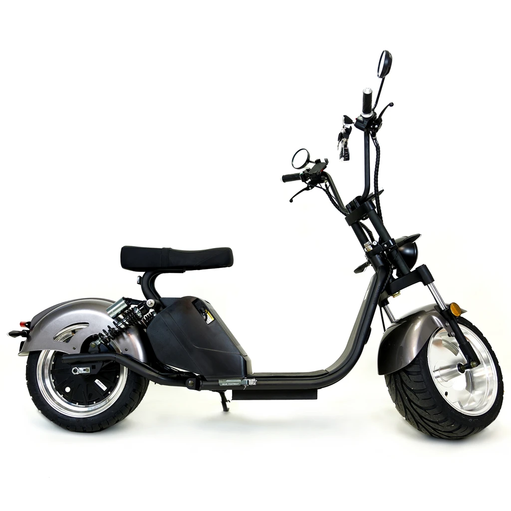 Custom Motosiklet Elektrik EEC COC Street Legal 1500w 48v 60v 45km/h Powerful Sit Electric Motorcycle E Scooter