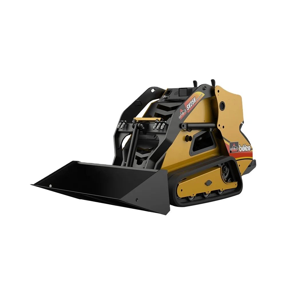 High Efficiency 25hp Tracked Mini Loader mini skid steer loader with bucket and Attachments