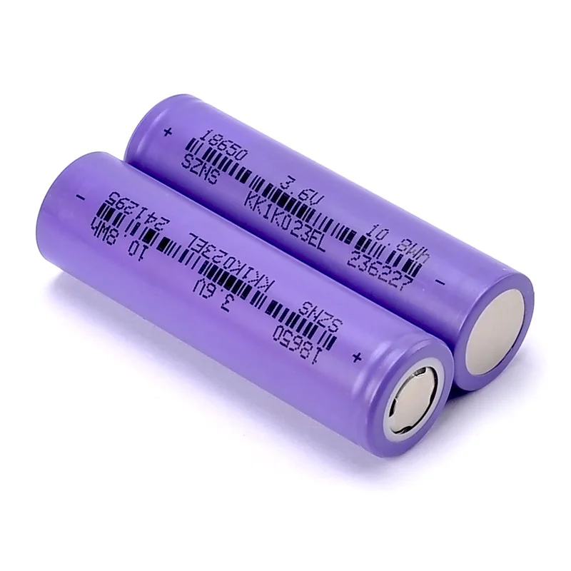 
High Capacity 3000mAh 3.7v 3C Discharge Rate Power Lithium li-ion batteries cell 18650 li ion Rechargeable battery 