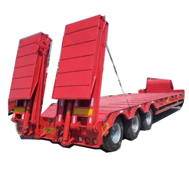 The hot selling model of 2022 is a 3-axis low flatbed transport semi-trailer with excellent quality and low price